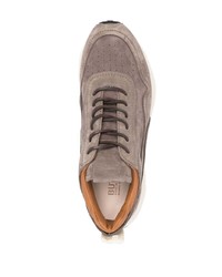 graue Wildleder niedrige Sneakers von Buttero