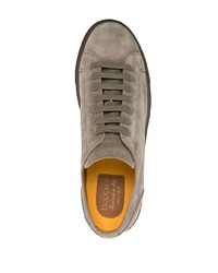 graue Wildleder niedrige Sneakers von Doucal's