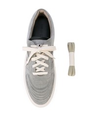 graue Wildleder niedrige Sneakers von Fear Of God