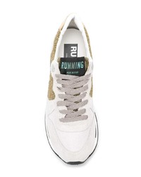 graue Wildleder niedrige Sneakers von Golden Goose Deluxe Brand