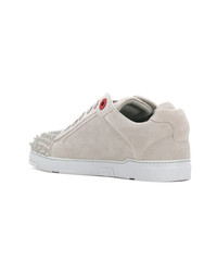 graue Wildleder niedrige Sneakers von Royaums