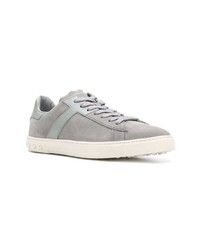 graue Wildleder niedrige Sneakers von Tod's