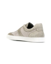 graue Wildleder niedrige Sneakers von Canali