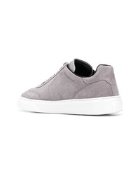 graue Wildleder niedrige Sneakers von Hogan