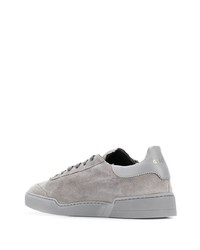 graue Wildleder niedrige Sneakers von Ghoud