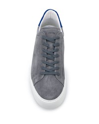 graue Wildleder niedrige Sneakers von Hogan