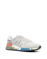 graue Wildleder niedrige Sneakers von Premiata