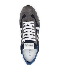 graue Wildleder niedrige Sneakers von Premiata