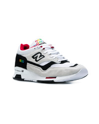 graue Wildleder niedrige Sneakers von New Balance