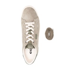 graue Wildleder niedrige Sneakers von Coach