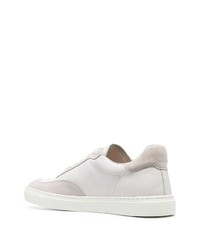 graue Wildleder niedrige Sneakers von Henderson Baracco