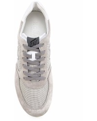 graue Wildleder niedrige Sneakers von Hogan