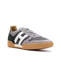 graue Wildleder niedrige Sneakers von Hogan