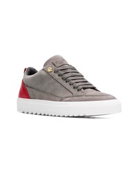 graue Wildleder niedrige Sneakers von Mason Garments