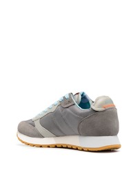 graue Wildleder niedrige Sneakers von Sun 68