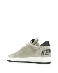 graue Wildleder niedrige Sneakers von Golden Goose