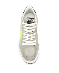 graue Wildleder niedrige Sneakers von Golden Goose