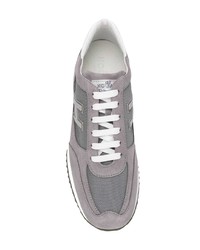 graue Wildleder niedrige Sneakers von Hogan