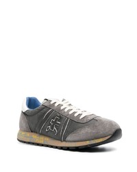 graue Wildleder niedrige Sneakers von Premiata