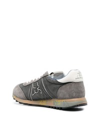 graue Wildleder niedrige Sneakers von Premiata