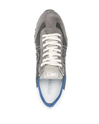 graue Wildleder niedrige Sneakers von Premiata