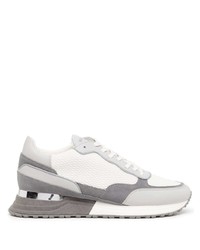 graue Wildleder niedrige Sneakers von Mallet