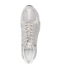 graue Wildleder niedrige Sneakers von Premiata