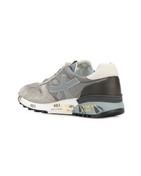 graue Wildleder niedrige Sneakers von Premiata