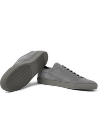 graue Wildleder niedrige Sneakers von Common Projects