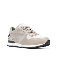 graue Wildleder niedrige Sneakers von Tod's