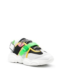 graue Wildleder niedrige Sneakers von Moschino