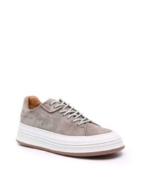 graue Wildleder niedrige Sneakers von Buttero