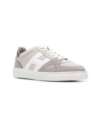 graue Wildleder niedrige Sneakers von Hogan