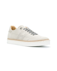 graue Wildleder niedrige Sneakers von Hogan