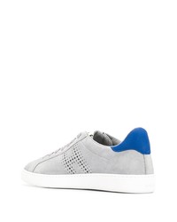 graue Wildleder niedrige Sneakers von Hogan