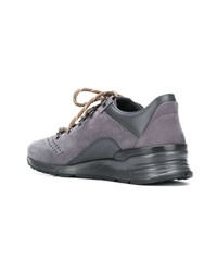 graue Wildleder niedrige Sneakers von Tod's