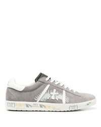 graue Wildleder niedrige Sneakers von Premiata