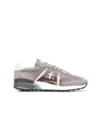 graue Wildleder niedrige Sneakers von Premiata