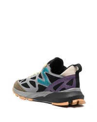 graue Wildleder niedrige Sneakers von Philippe Model Paris