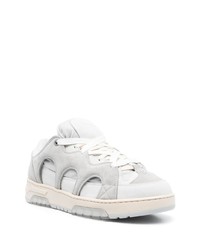 graue Wildleder niedrige Sneakers von Paura