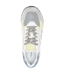 graue Wildleder niedrige Sneakers von Premiata