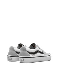 graue Wildleder niedrige Sneakers von Vans