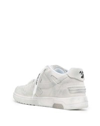 graue Wildleder niedrige Sneakers von Off-White