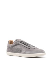 graue Wildleder niedrige Sneakers von Tod's