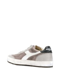 graue Wildleder niedrige Sneakers von Diadora