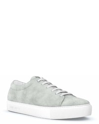 graue Wildleder niedrige Sneakers von Swear