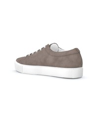 graue Wildleder niedrige Sneakers von Swear