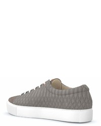 graue Wildleder niedrige Sneakers von Swear