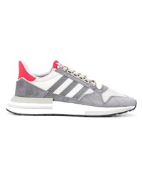 graue Wildleder niedrige Sneakers von adidas