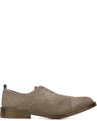 graue Wildleder Oxford Schuhe von Buttero